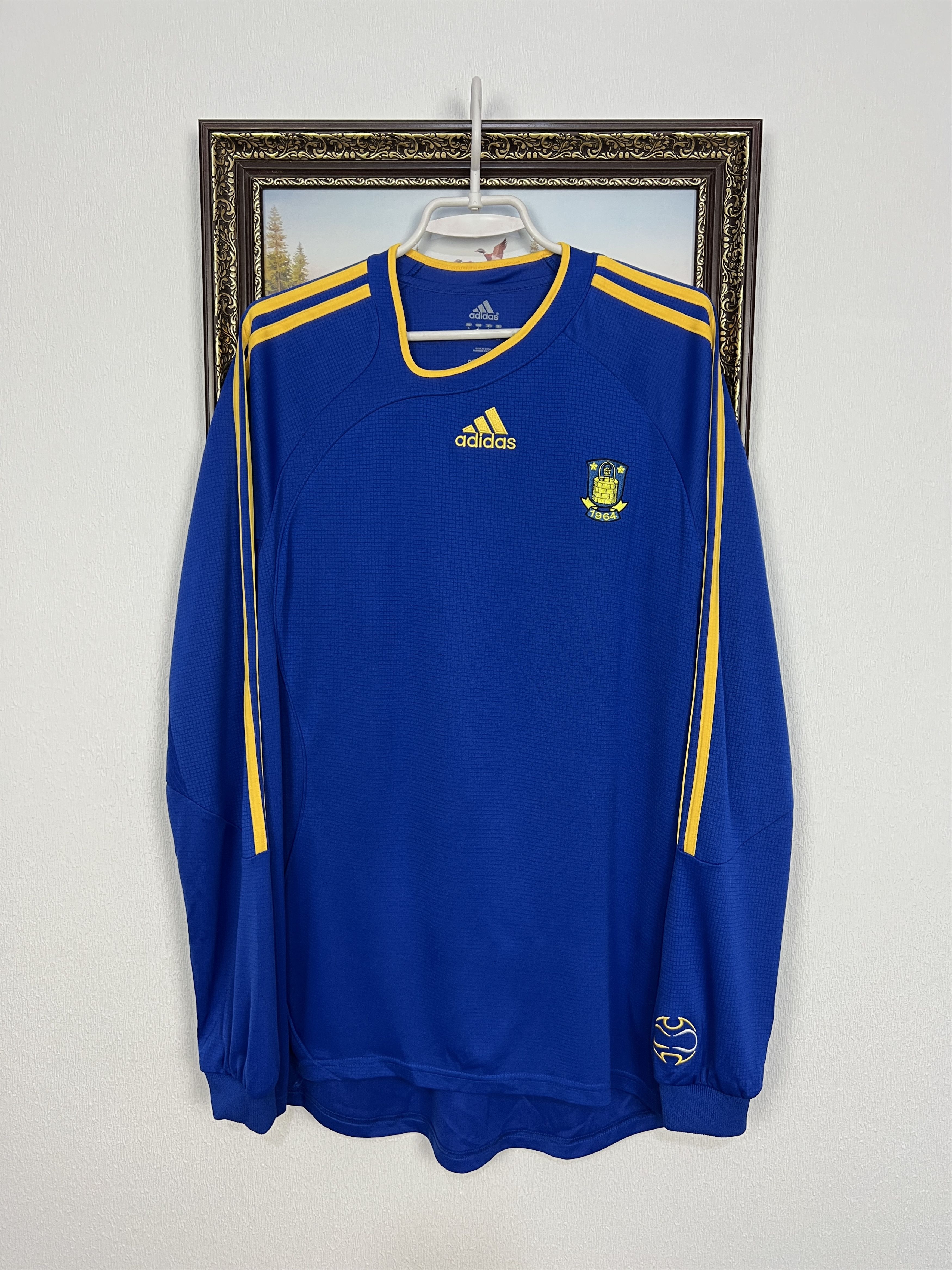 Adidas Brondby Away football shirt 2006 Long Sleeve Adidas Jersey Size US L / EU 52-54 / 3 - 1 Thumbnail