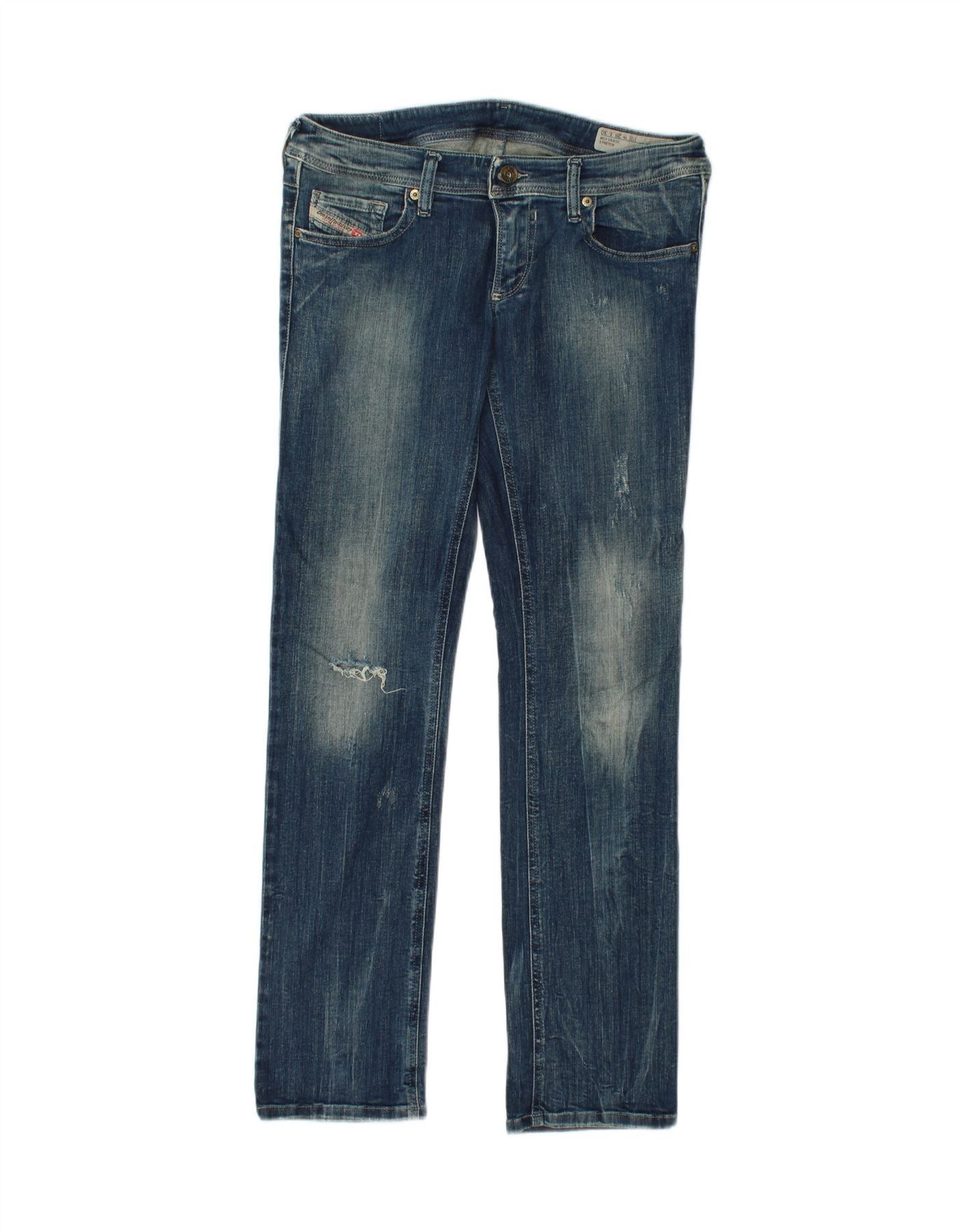 Diesel Womens Slim Jeans W28 L30 Blue Cotton Size 42" / US 20 - 1 Thumbnail