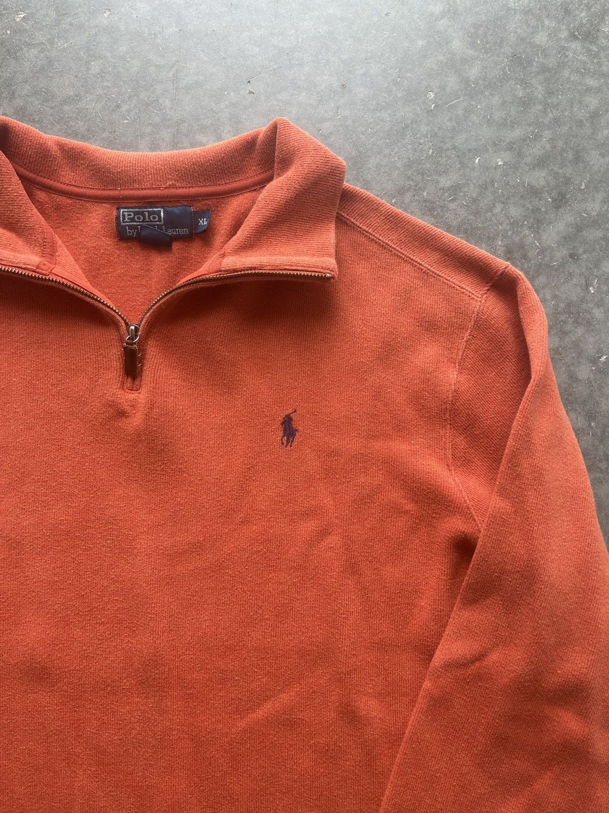 Polo Ralph Lauren × Vintage Vintage Y2K Polo Ralph Lauren Quarter Zip Sweatshirt Size US XL / EU 56 / 4 - 2 Thumbnail