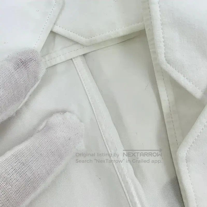 Lanvin Lanvin White Cotton Long Sleeve Shirt . Size US M / EU 48-50 / 2 - 9 Thumbnail