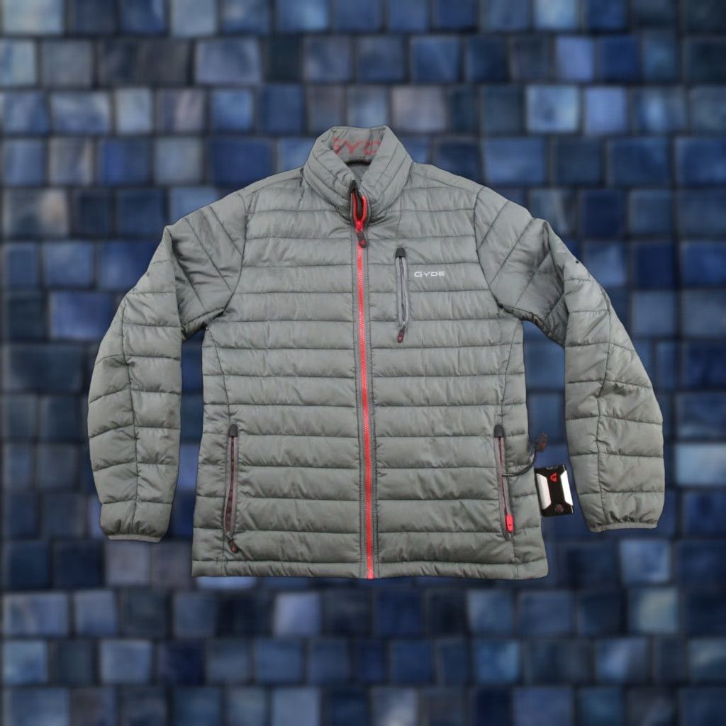 Vintage Gyde Supply Co. Jacket Mens M Puffer Full Zip Heated Gray Wind-Resistant Pockets Zipper Size US M / EU 48-50 / 2 - 1 Thumbnail
