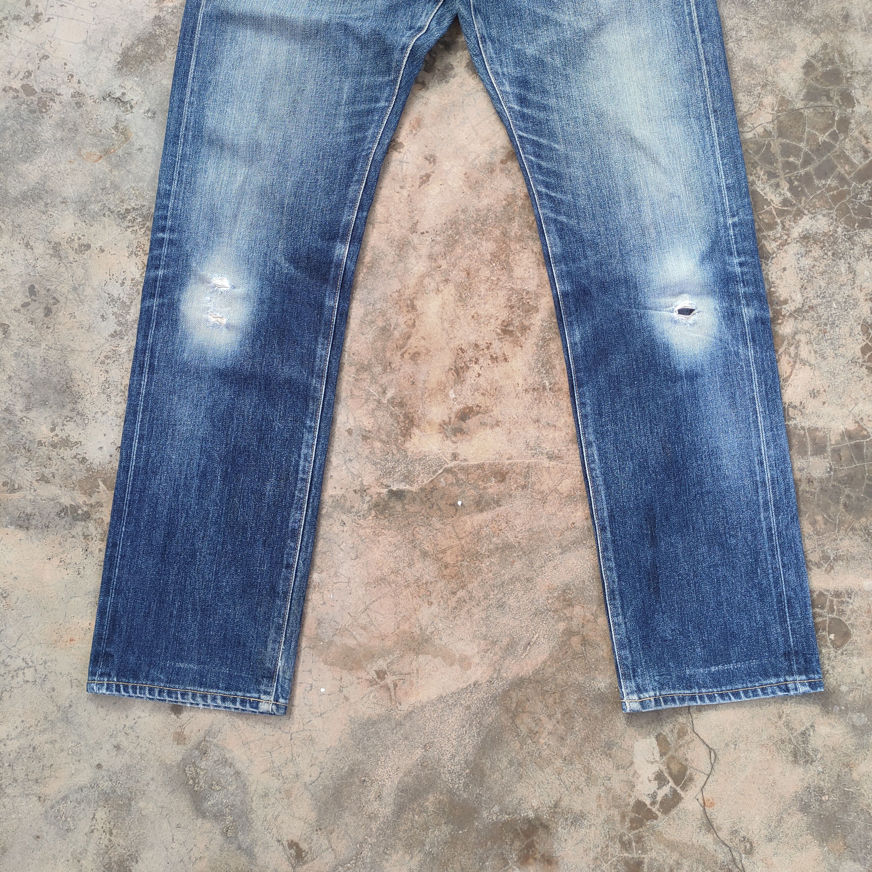 Japanese Brand W32 VINTAGE JAPANESE DISTRESSED FADED JEANS PANTS Size US 32 / EU 48 - 4 Thumbnail