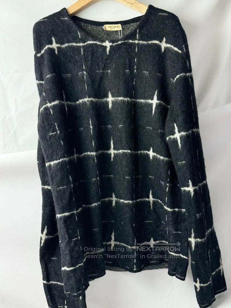 Saint Laurent Paris Saint Laurent Paris Tie-Dye Knit Sweater. Size US L / EU 52-54 / 3 - 1 Thumbnail