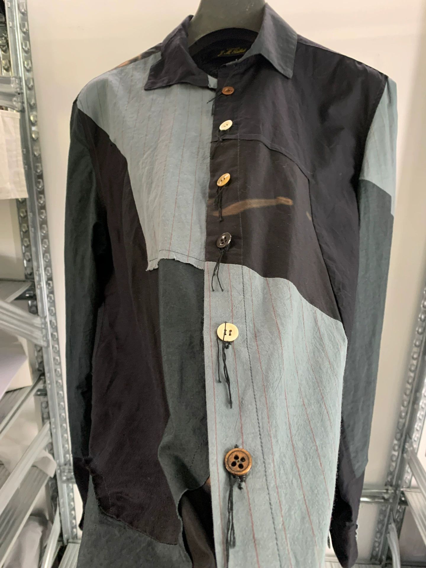 Archivio J.M. Ribot ARCHIVIO JM RIBOT Patchwork Shirt 46 Near Mint Size US S / EU 44-46 / 1 - 4 Thumbnail