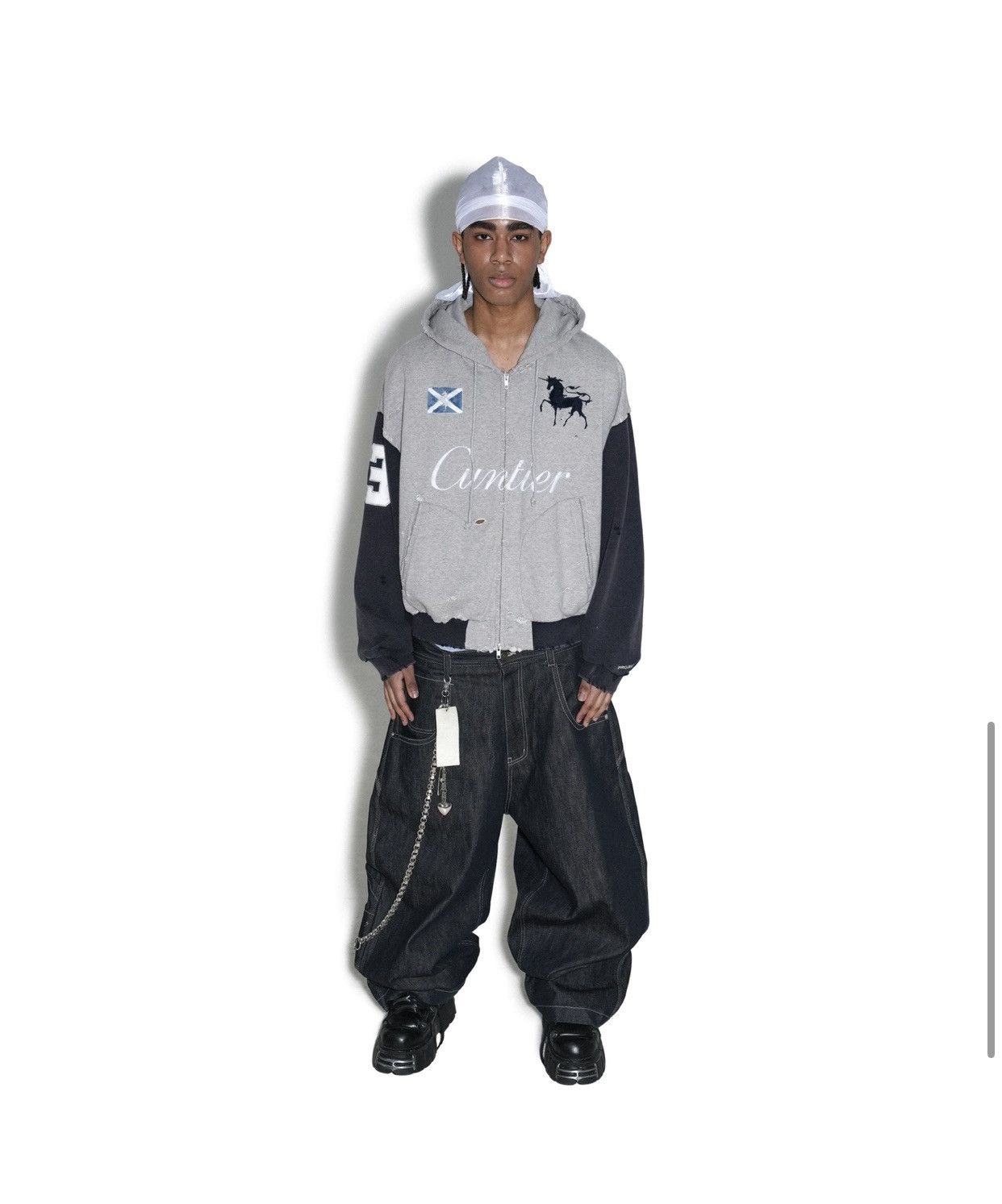 PROJECT G/R PROJECT GR CUNTIER ZIP HOODIE Size US L / EU 52-54 / 3 - 11 Thumbnail