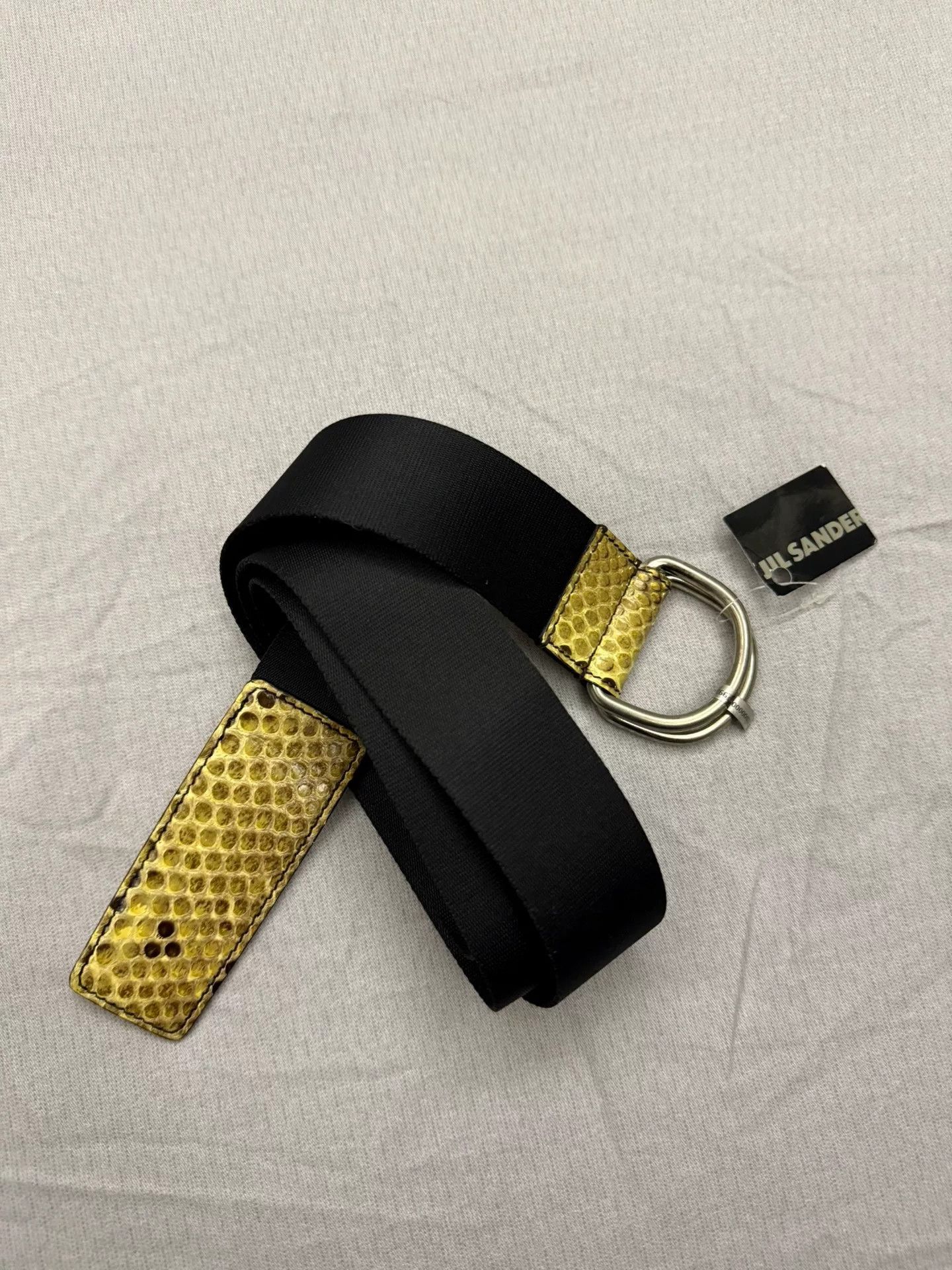 Jil Sander Jil Sander Archive Snake Print Belt Size ONE SIZE - 1 Thumbnail