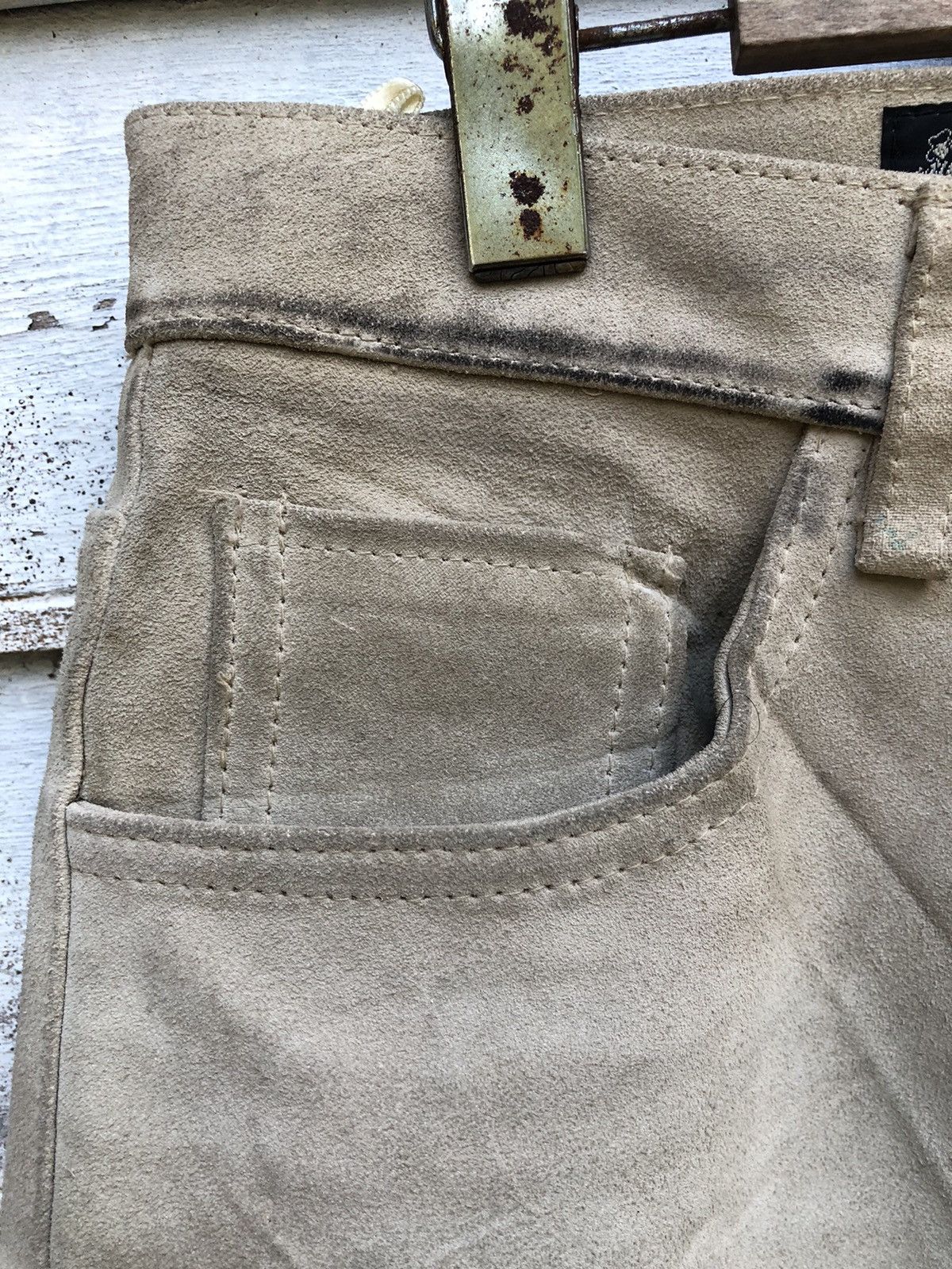 Genuine Leather × Johnbull × KOJIMA GENES 🫶RARE🫶John Bull Lyon Marque Deposee Cowhide Pant Size US 32 / EU 48 - 7 Thumbnail