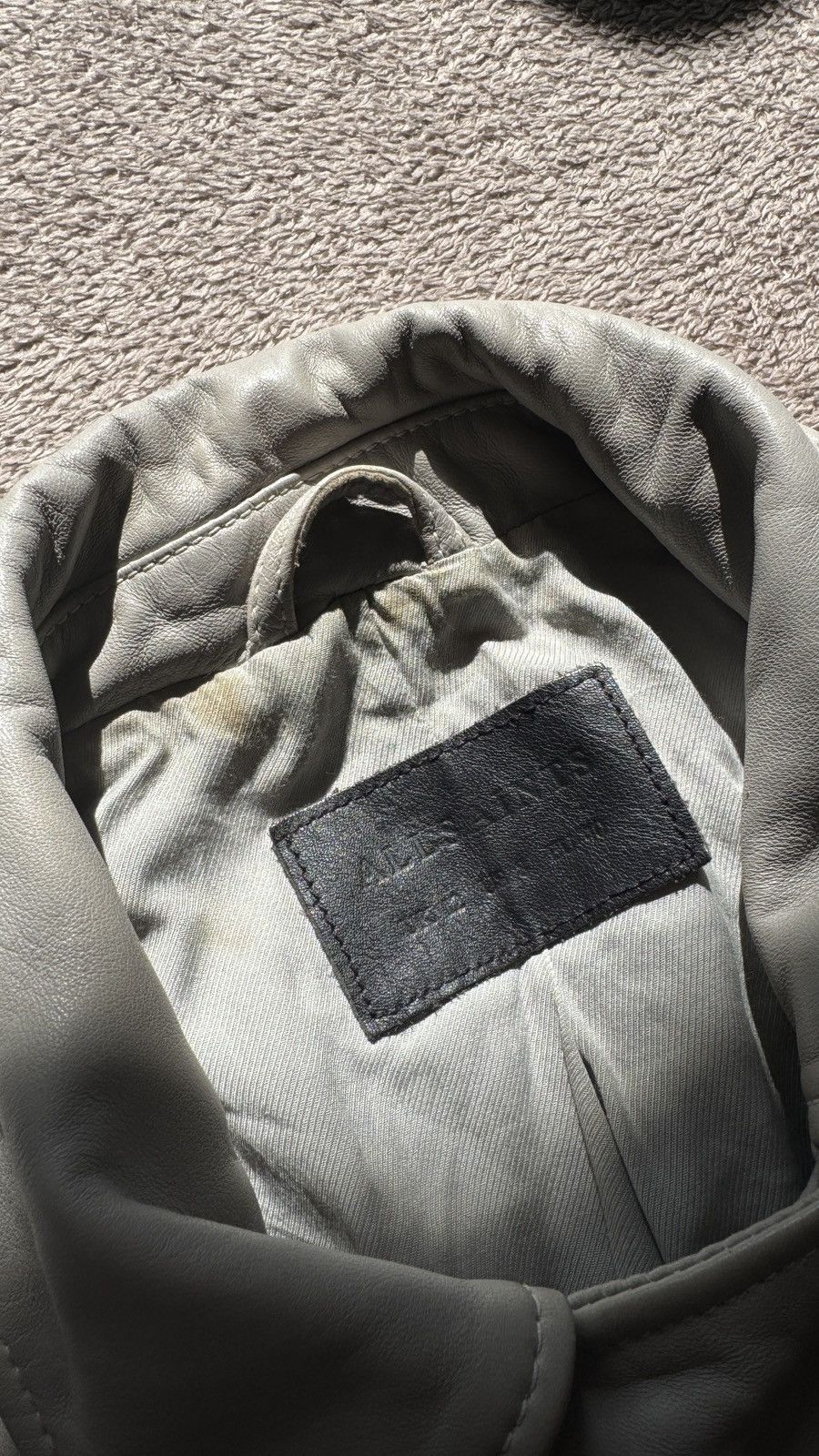 Japanese Brand Allsaints Biker Y2K Vintage Lambskin Leather Jacket Schott Size M / US 6-8 / IT 42-44 - 5 Thumbnail
