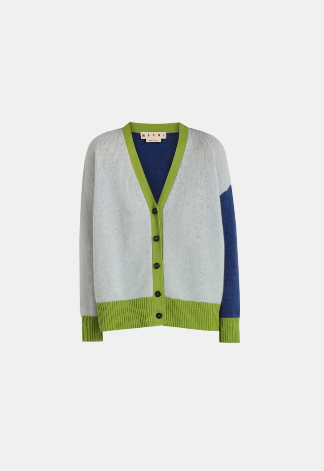 Marni Last Size Marni Colour Block Cashmere Cardigan Size S / US 4 / IT 40 - 1 Thumbnail