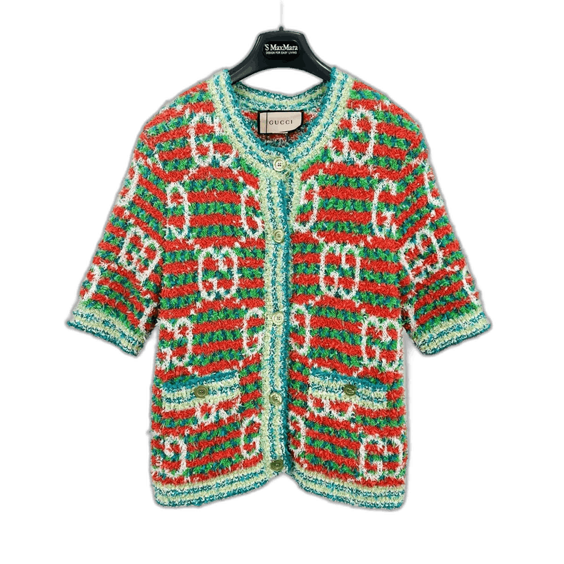 Gucci Gucci Colorful Knit Cardigan Size M-2506 Size M / US 6-8 / IT 42-44 - 1 Thumbnail
