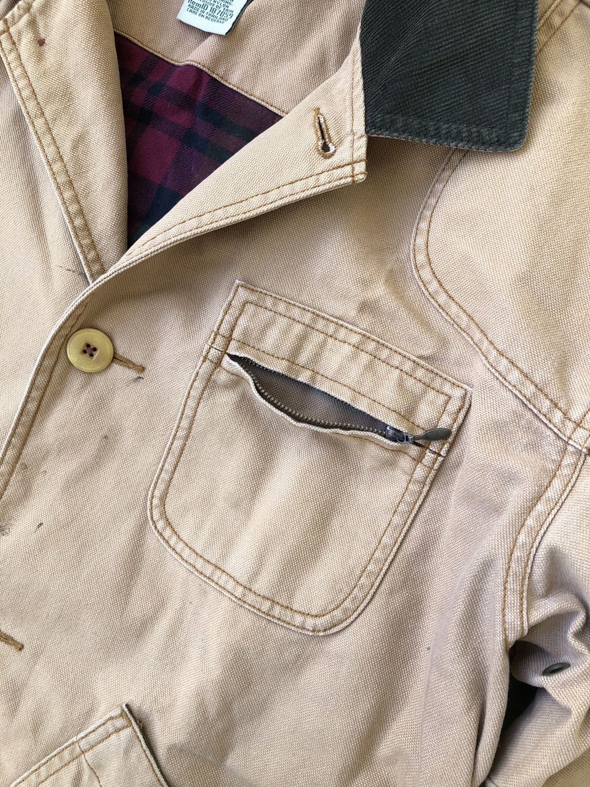 L.L. Bean LL Bean Vintage Barn Chore Lined Hunting Coat Jacket Size US M / EU 48-50 / 2 - 24 Thumbnail