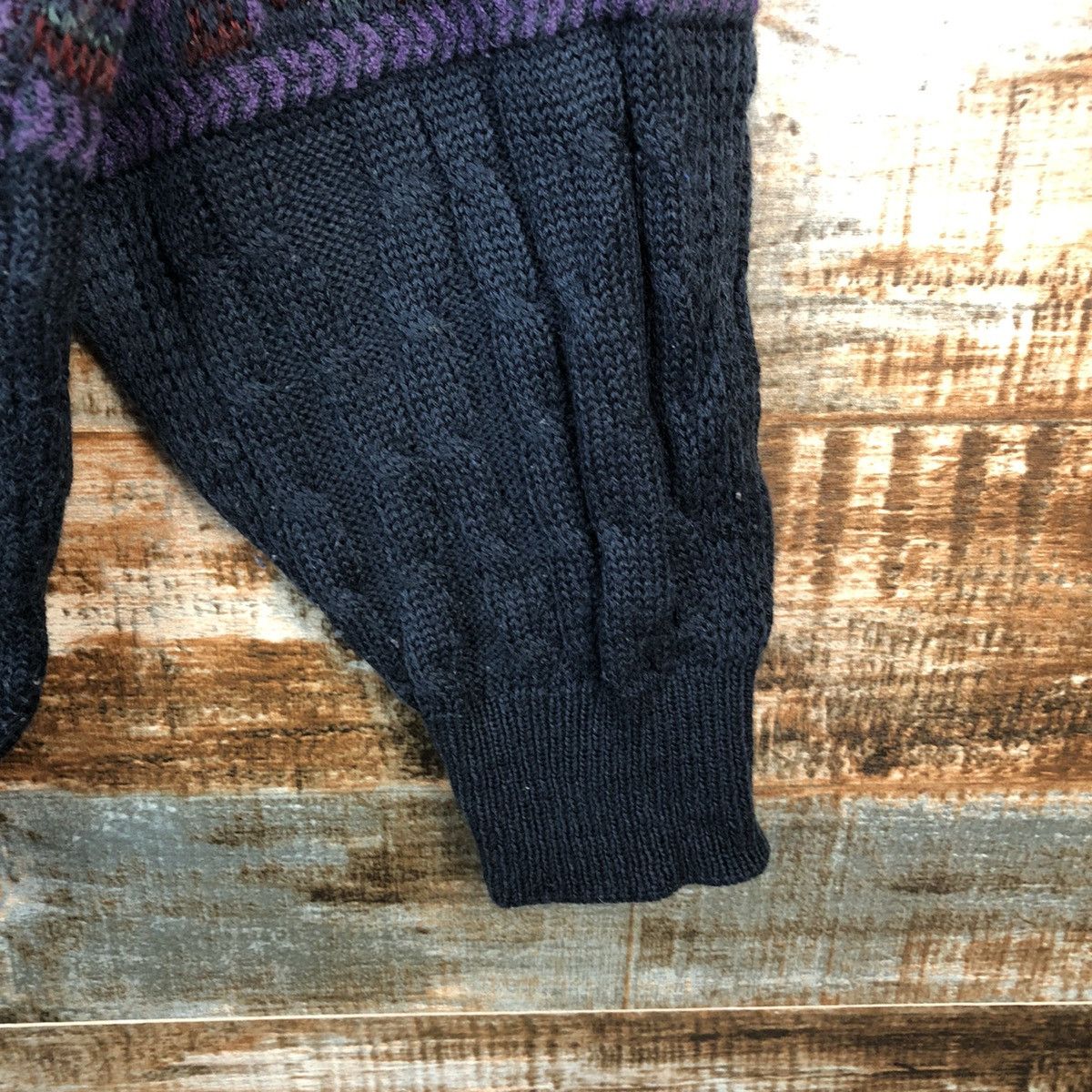Vintage Rasoza art vintage japan Purple Knitwear #A1801 Size US M / EU 48-50 / 2 - 8 Thumbnail