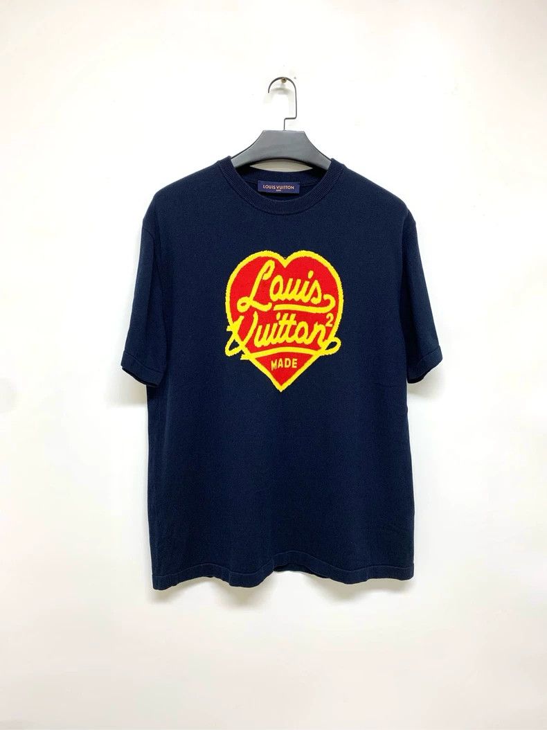 Louis Vuitton Louis Vuitton Dark Blue Love Design Short Sleeve 2501-Nexta Size US XXL / EU 58 / 5 - 1 Thumbnail