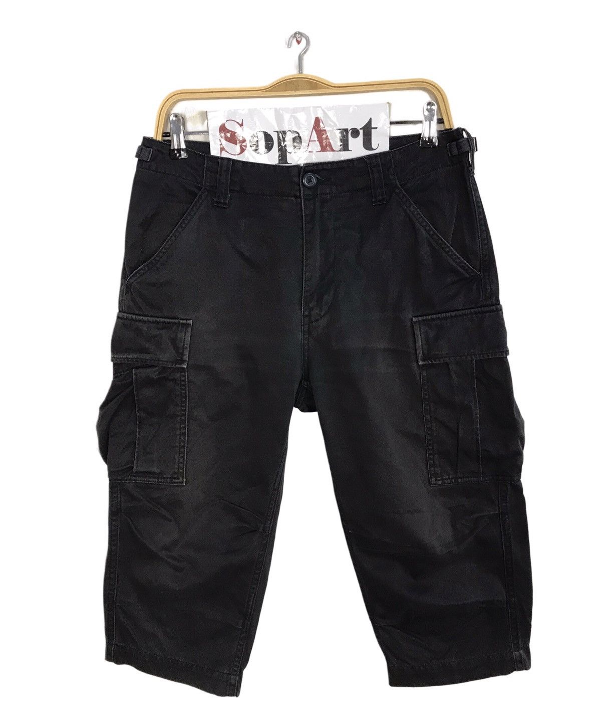 Avirex Vintage Avirex Cargo Short Pants Light Wash Style Size US 32 / EU 48 - 1 Thumbnail