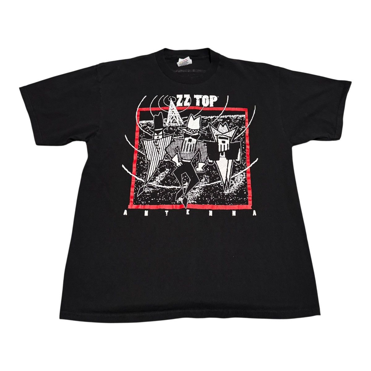Vintage Vintage ZZ Top Antenna Penetrating the Ionsphere Shirt XL Size US XL / EU 56 / 4 - 1 Thumbnail