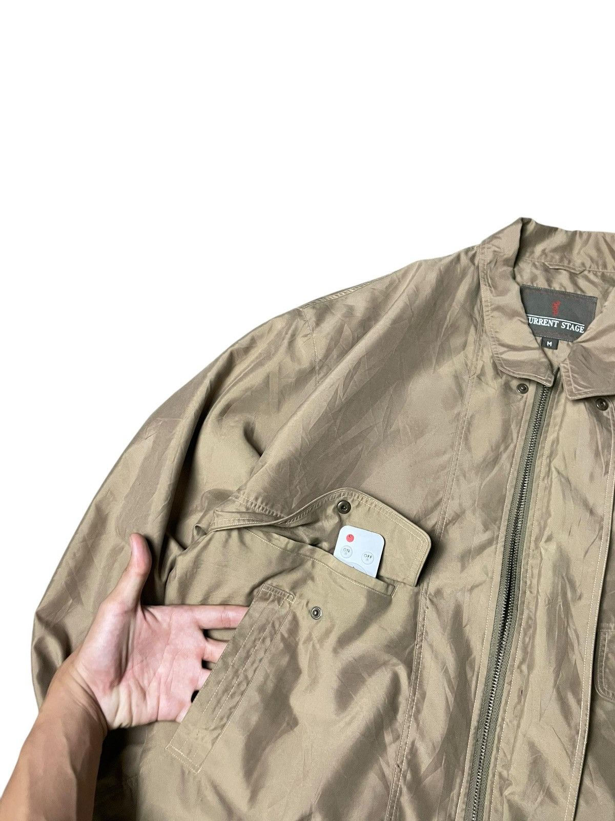 Japanese Brand Current Stage Brand Hidden Zipper Light Jacket (6) Size US M / EU 48-50 / 2 - 8 Thumbnail
