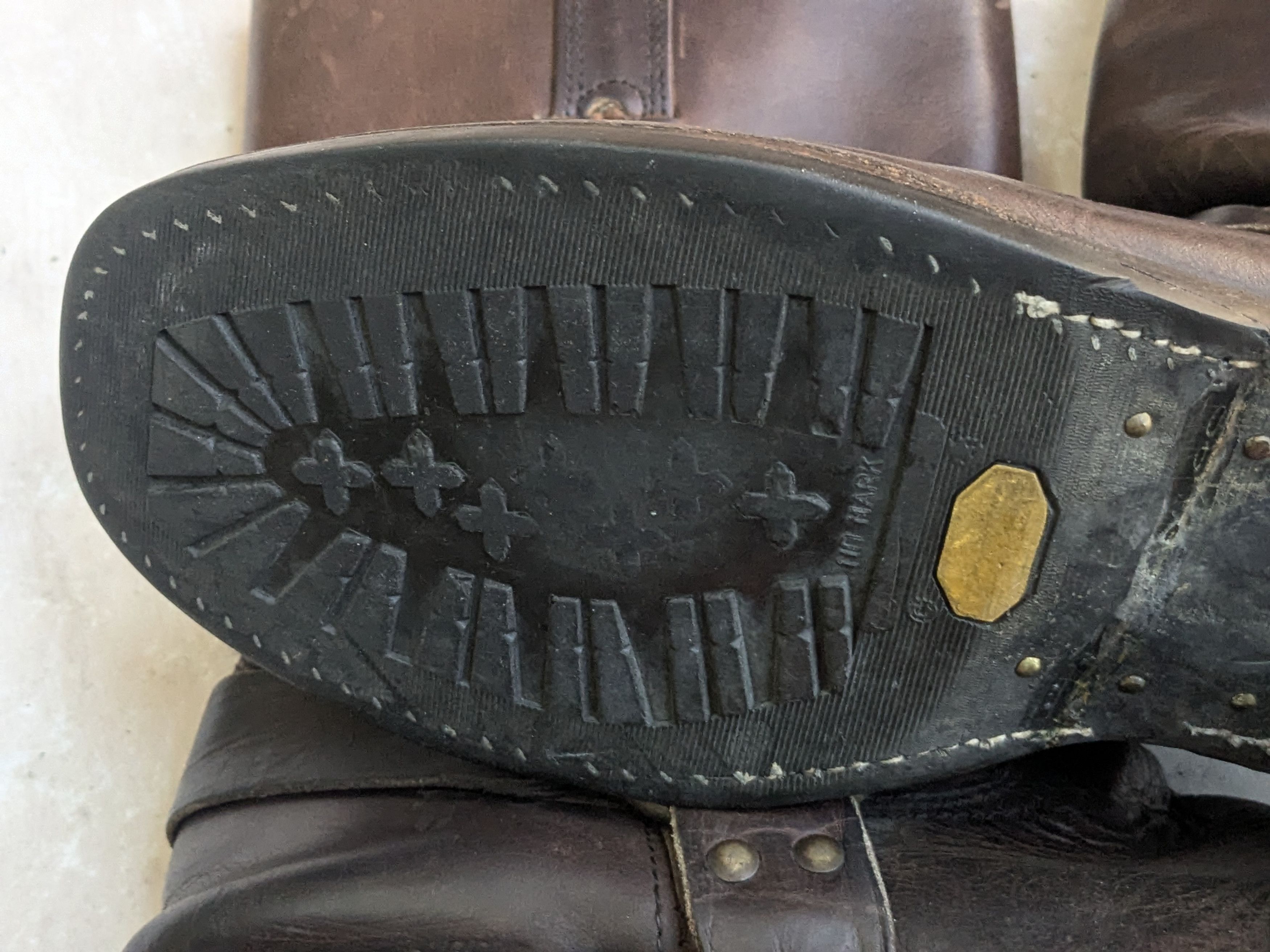 Frye Frye Harness Boots Brown 11.5 M Leather Buckle Size US 11.5 / EU 44-45 - 15 Thumbnail