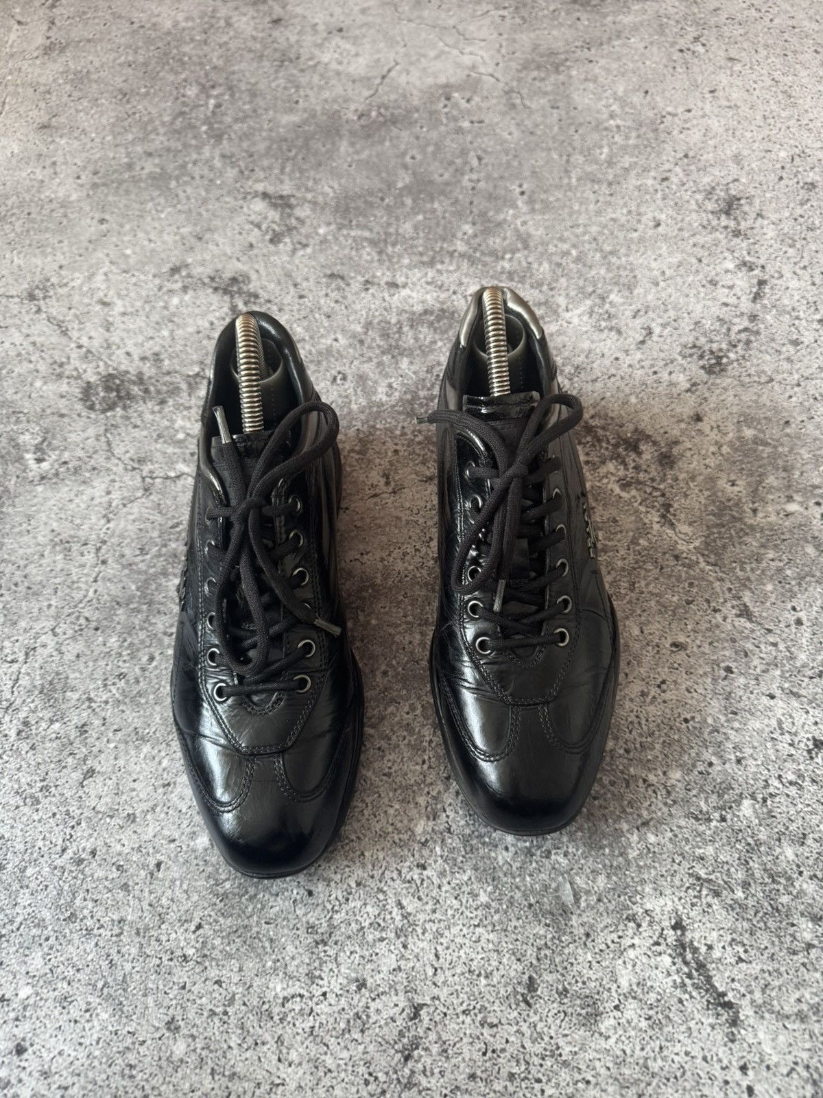Prada Prada Sneakers Italy Black Leather American Shoes Luxury Size US 6 / IT 36 - 5 Thumbnail