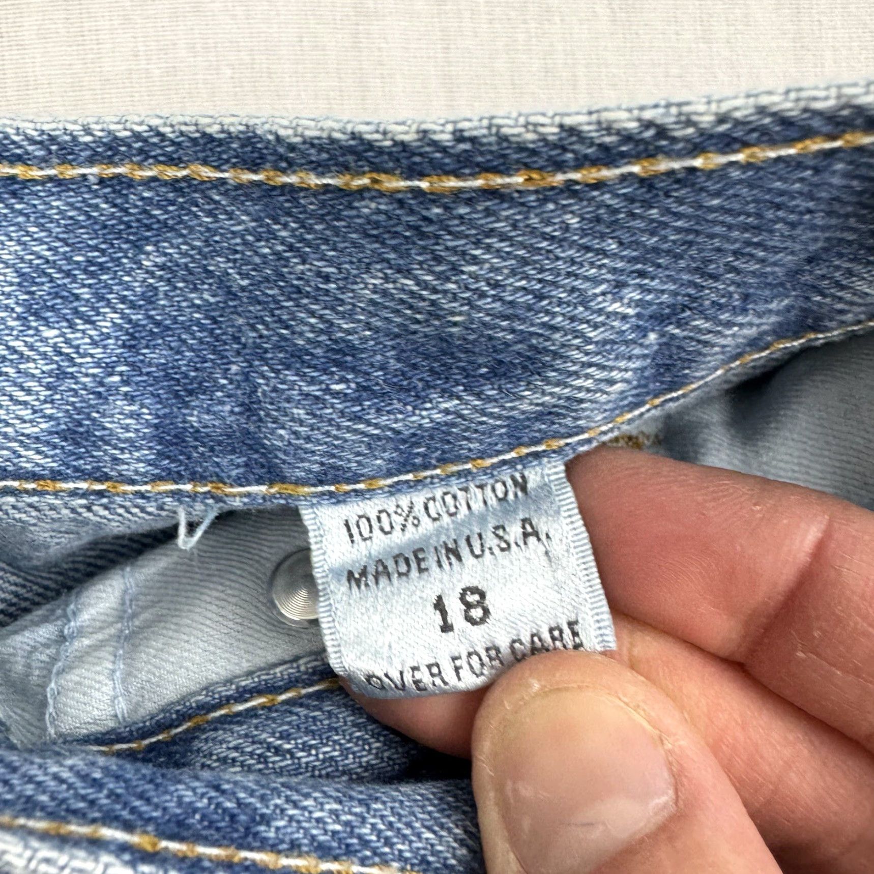 Vintage VINTAGE Venezia Jeans Womens 18 Blue High Waist Mom Jeans 90s NWT USA Made Size 40" / US 18 - 5 Thumbnail