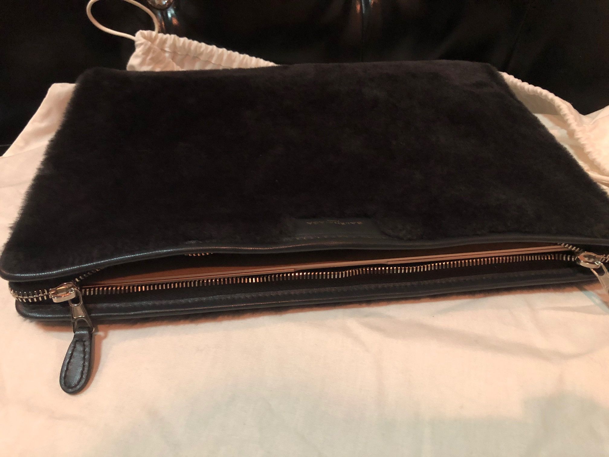 Balenciaga Balenciaga Bazar Shearling Pouch Size ONE SIZE - 13 Thumbnail