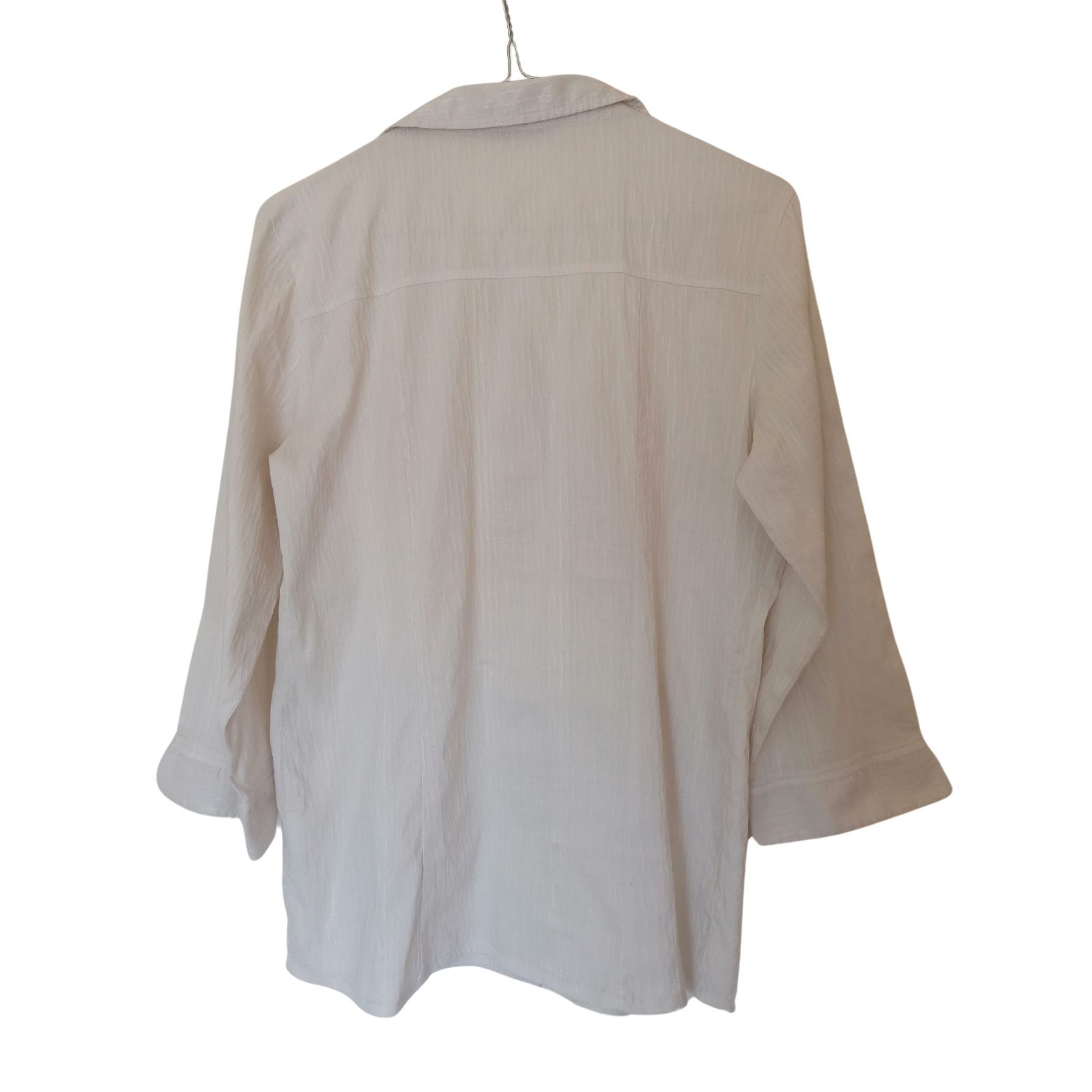 Other retro style, vintage Armand Thiery evening blouse / shirt Size M / US 6-8 / IT 42-44 - 6 Thumbnail