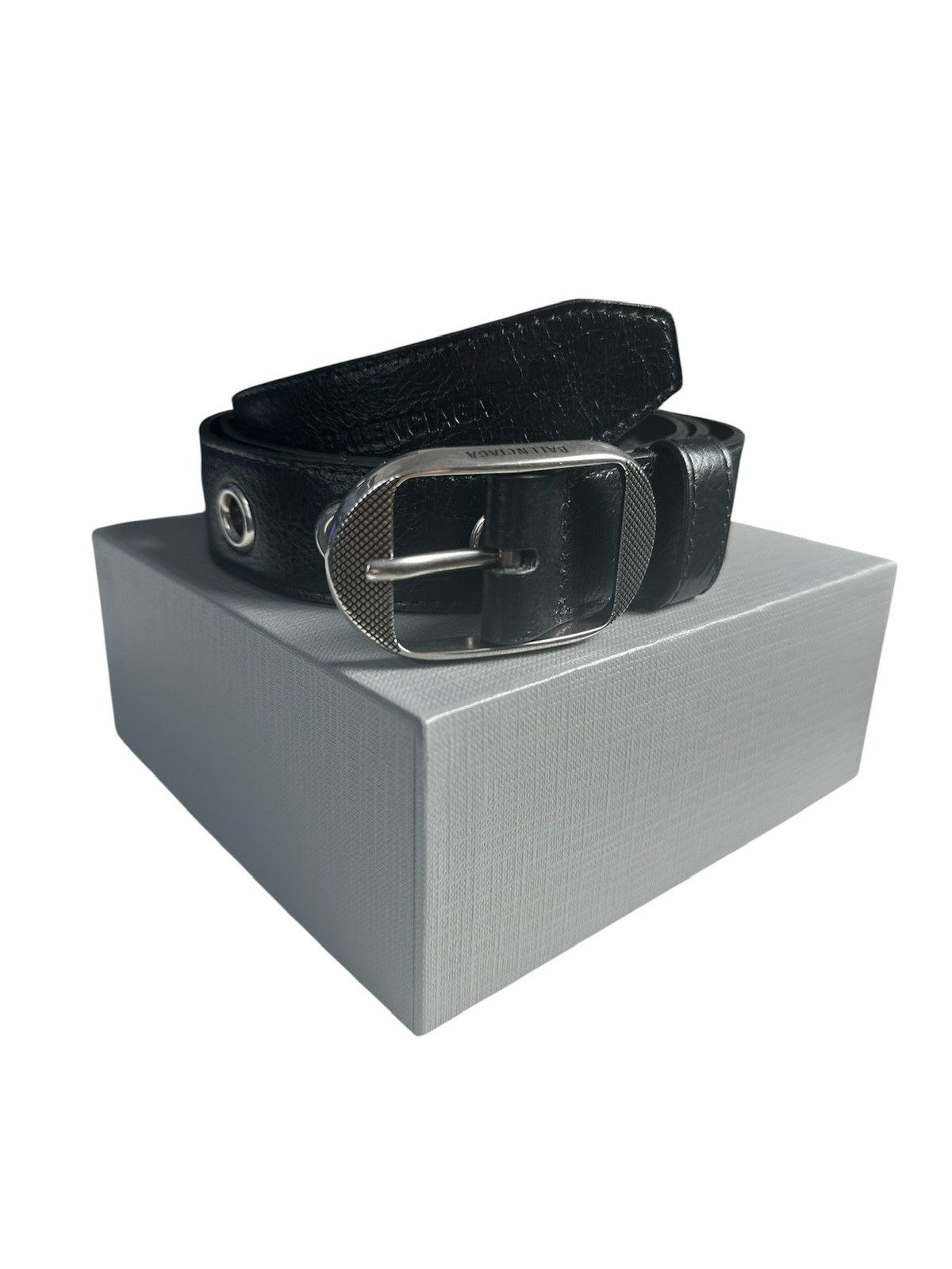 Balenciaga Balenciaga Cagole leather belt 95 BNWT Size 34 - 1 Thumbnail