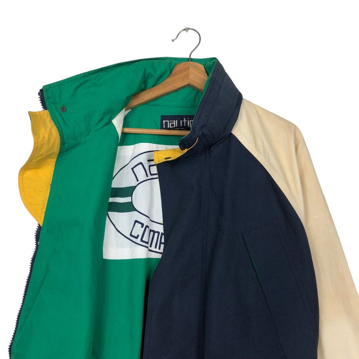 Japanese Brand 🔥VINTAGE BOMBER JACKET NAUTICA BLANKET MULTI COLOUR Size US S / EU 44-46 / 1 - 12 Thumbnail