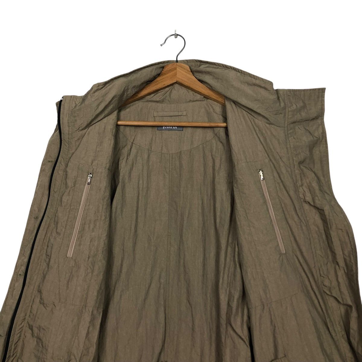 Japanese Brand 🔥VINTAGE CHORE LONG JACKET MANA PLEATED ISSEY MIYAKE Size US M / EU 48-50 / 2 - 16 Thumbnail