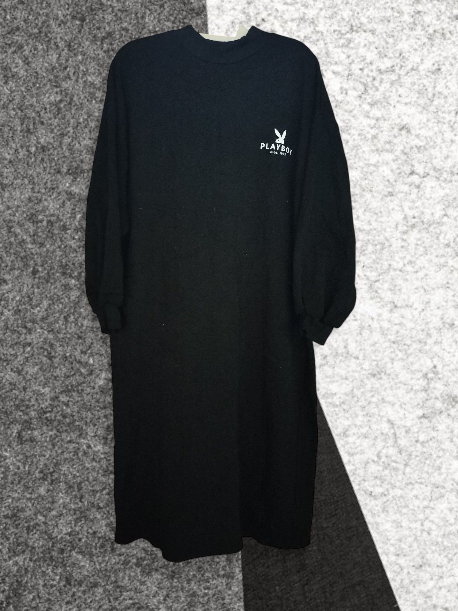 Playboy Vintage Playboy longtrench sweatshirt Black colour street Size US L / EU 52-54 / 3 - 2 Thumbnail