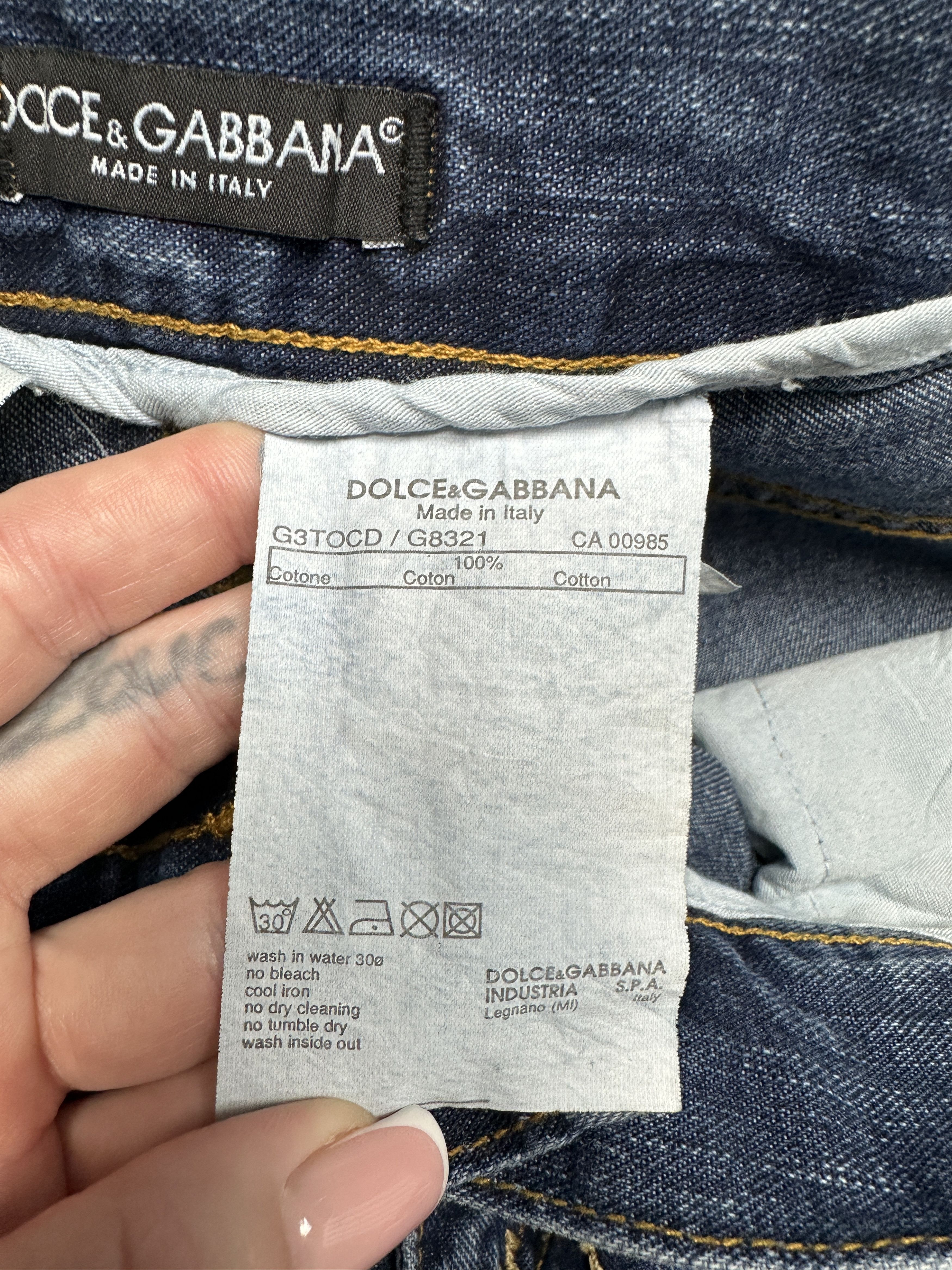 Dolce & Gabbana Dolce & Gabbana Vintage Mens Denim Pants Jeans Size US 34 / EU 50 - 10 Thumbnail