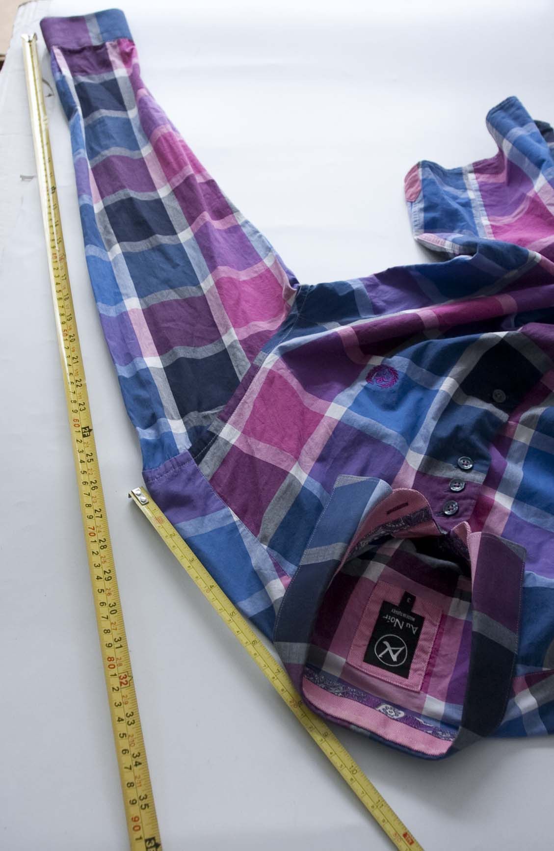 Au Noir Au Noir Shirt Made in Turkey Size 3 /M Multicolor Plaid Size US M / EU 48-50 / 2 - 5 Thumbnail