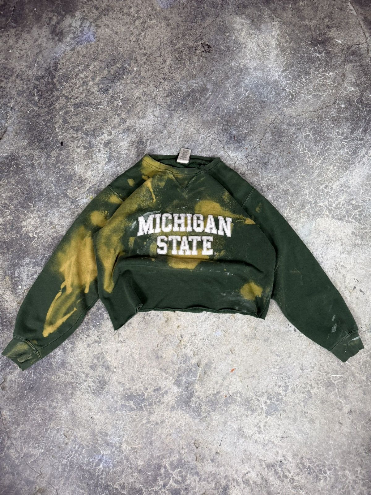 NCAA × Vintage Vintage distressed Michigan State Sweater Size US M / EU 48-50 / 2 - 1 Thumbnail