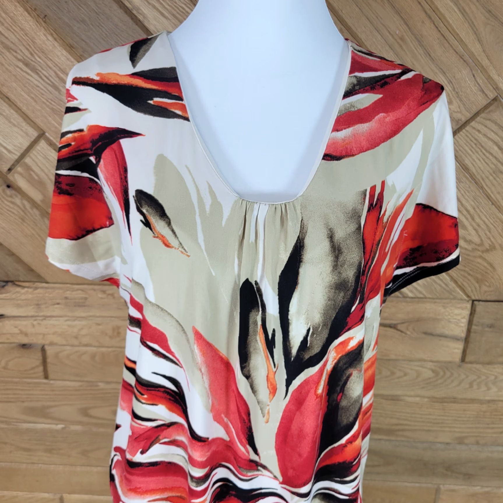 Vintage Dana Buchman Womens Blouse Tunic XS? Size S / US 4 / IT 40 - 2 Thumbnail