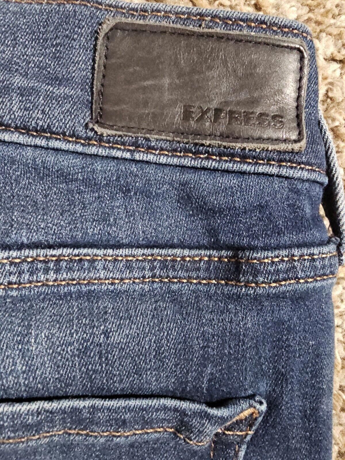 Express Express Size 2R Women’s Jeans Stretch Skinny Mid rise Size 26" / US 2 / IT 38 - 8 Thumbnail