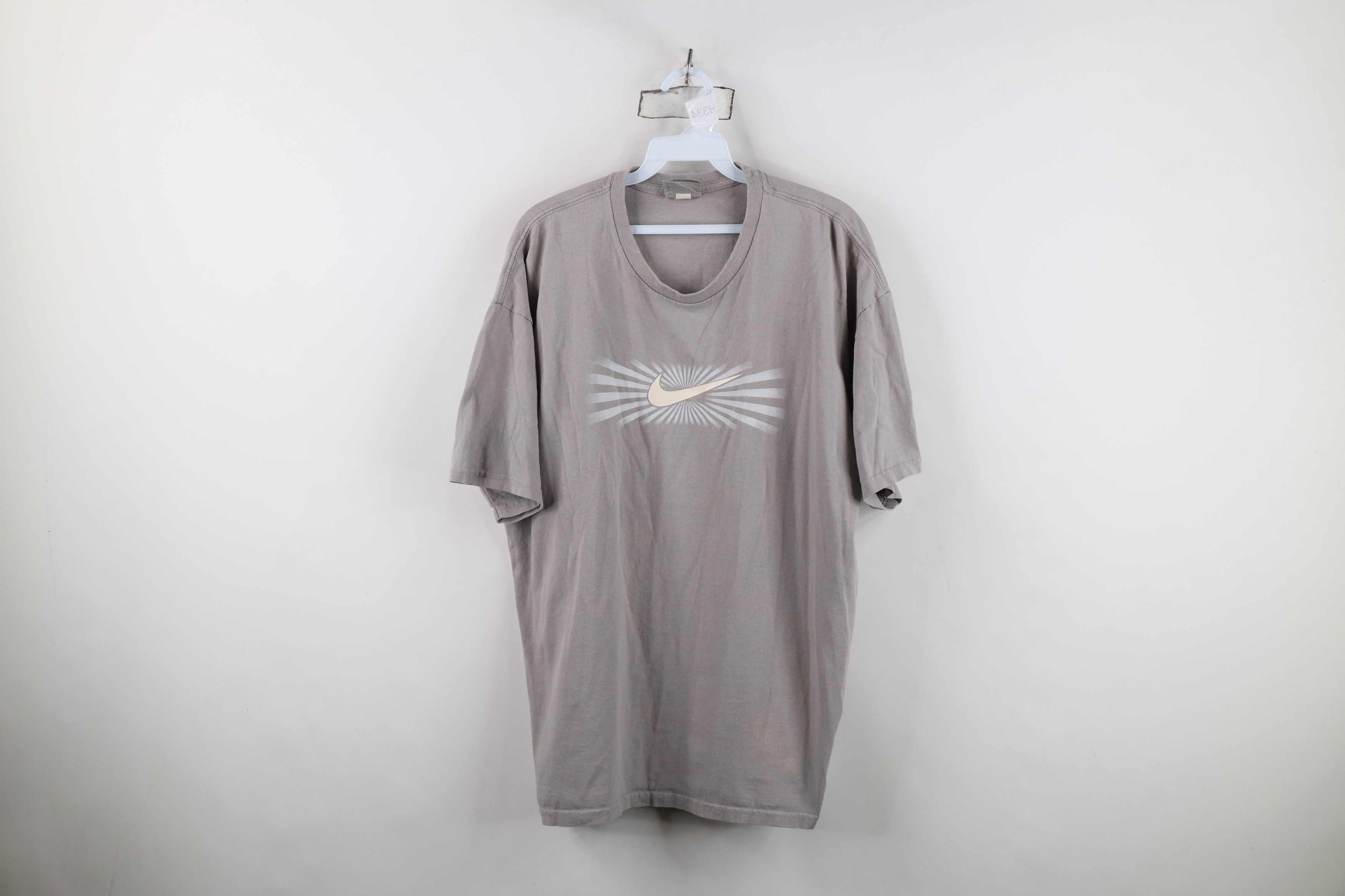 Nike Vintage Nike Scott Center Swoosh Tribal Sun Burst T-Shirt Size US XL / EU 56 / 4 - 1 Thumbnail