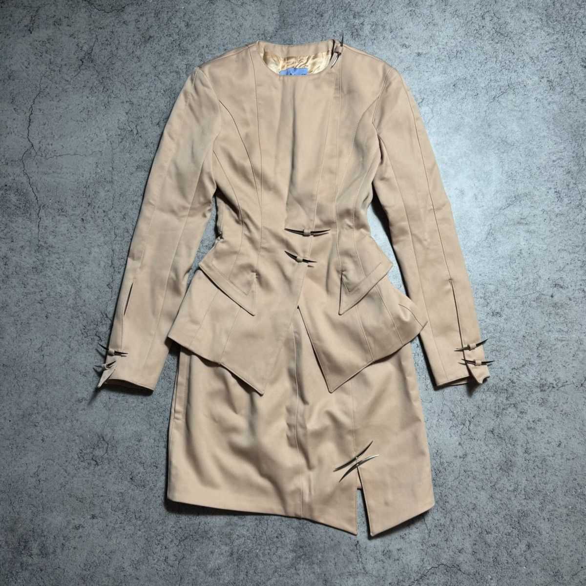 H&M × Mugler Mugler X H&M Hourglass Wool Suit Set Jacket Blazer And Skirt Size S / US 4 / IT 40 - 1 Thumbnail