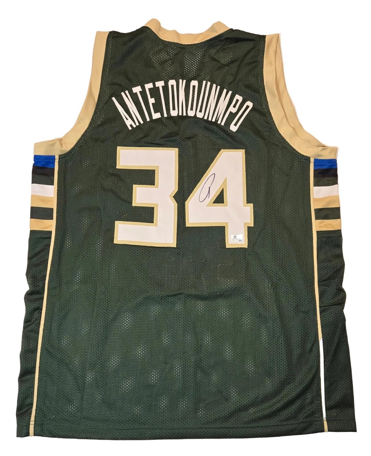Other Giannis Antetokounmpo Milwaukee Bucks Basketball Jersey coa Size ONE SIZE - 2 Thumbnail