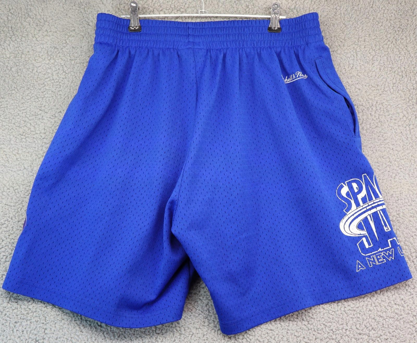 Mitchell & Ness Shorts Men Large Blue Tune Squad Space Jam Mitchell & Ness Size US 34 / EU 50 - 6 Thumbnail