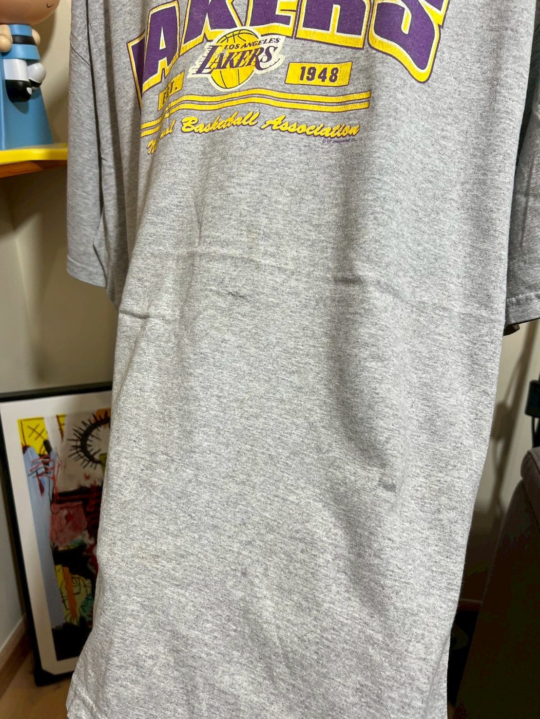 NBA × Vintage Vintage 90's Los Angeles Lakers NBA shirt bnz02 Size US XXL / EU 58 / 5 - 5 Thumbnail