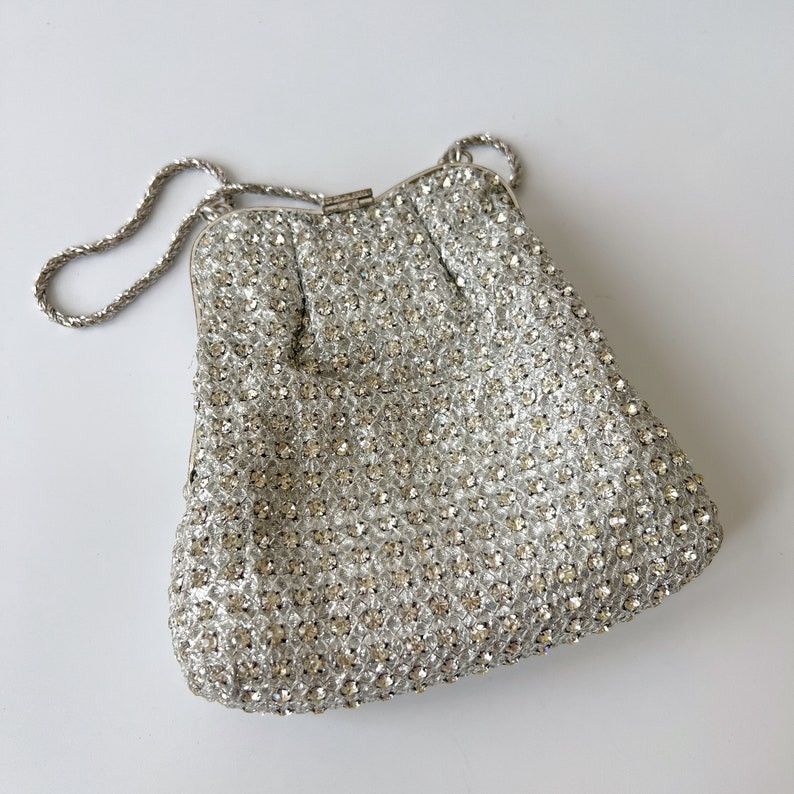 Balmain Pierre Balmain Big Logo Paris Vintage Crystal Mini Handbag Size ONE SIZE - 6 Thumbnail