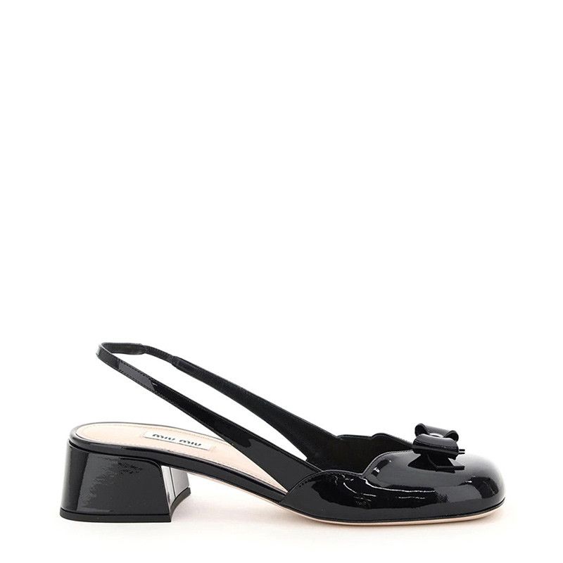 Miu Miu o1B3y1r0526 Sandals in Black Size US 6 / IT 36 - 1 Thumbnail