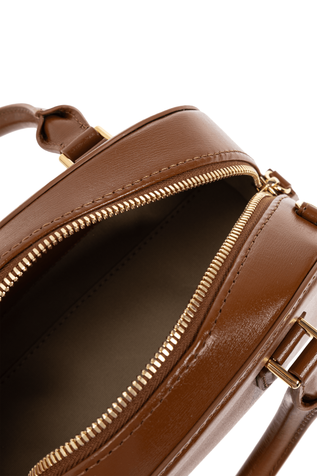 Alexander McQueen MCQUEEN Birdee Mini Brown Leather Top Handle New/Auth Size ONE SIZE - 4 Thumbnail