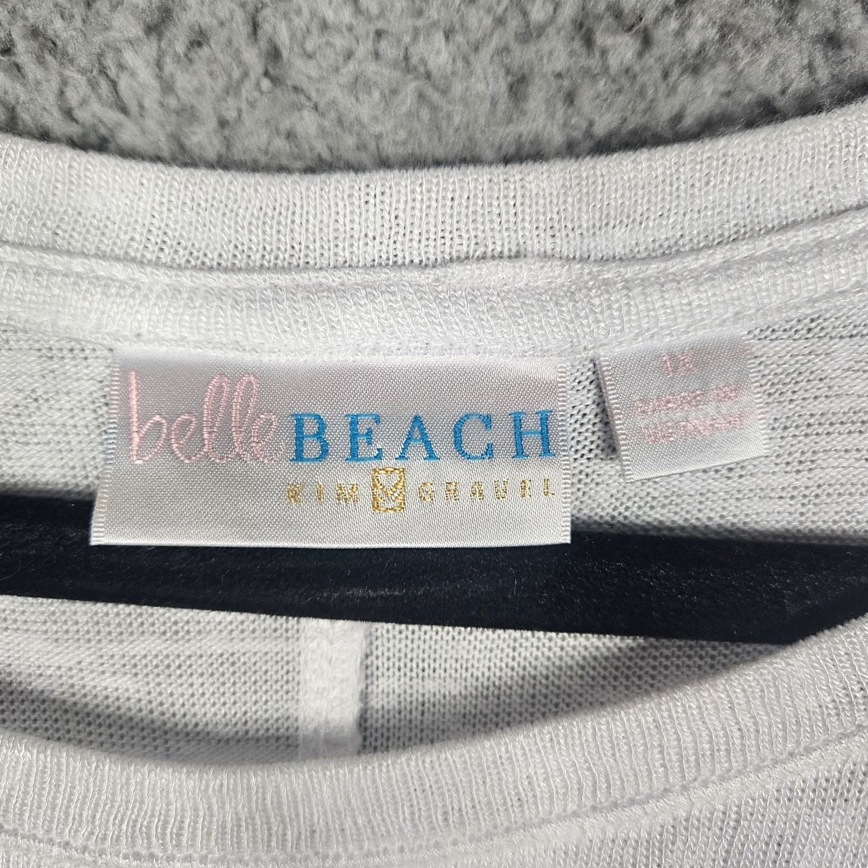 Vintage Belle Beach Grabel Women's White Round Neck Knit Top 1X Shirt Adult Regular XS? Size XL / US 12-14 / IT 48-50 - 7 Thumbnail