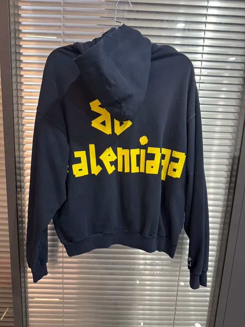 Balenciaga Balenciaga Logo letter printed casual loose fit hooded swe Size US XS / EU 42 / 0 - 2 Thumbnail