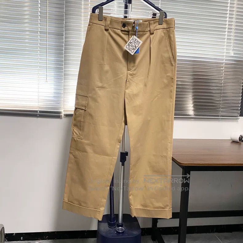 Loewe Loewe Casual trousers work pants embroidered logo Size US 32 / EU 48 - 1 Thumbnail