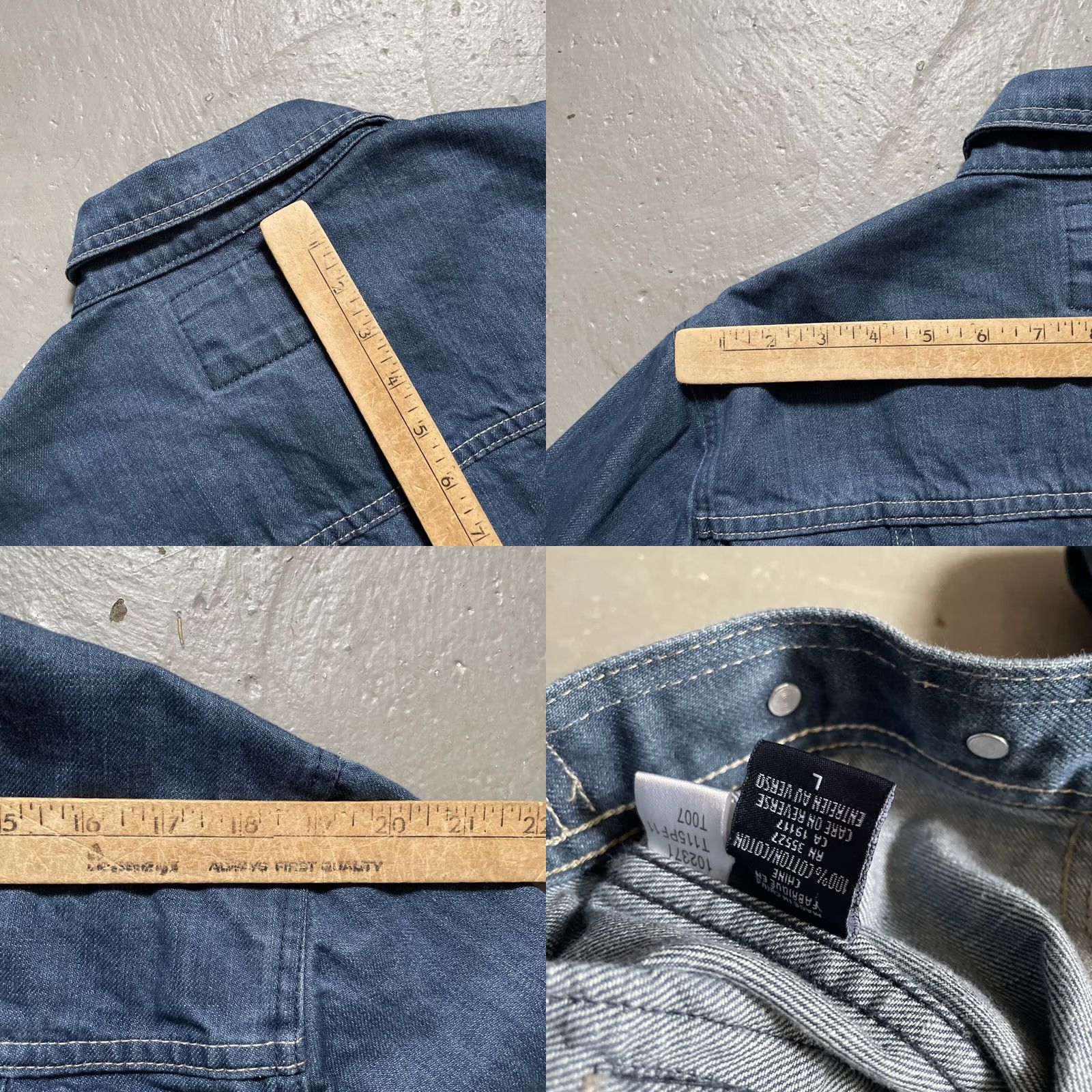 Denime Vintage Girbaud Denim Trucker Jacket L - Size L Size US L / EU 52-54 / 3 - 8 Thumbnail
