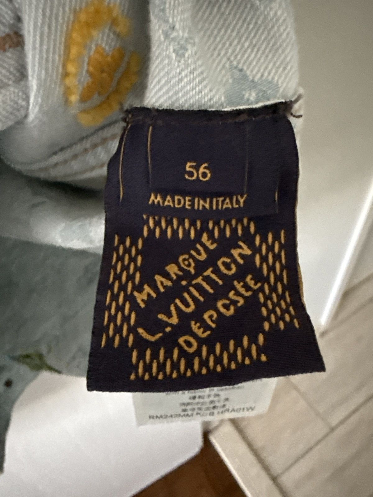 Louis Vuitton Louis Vuitton x Tyler, The Creator Denim Jacket Size US XL / EU 56 / 4 - 7 Thumbnail