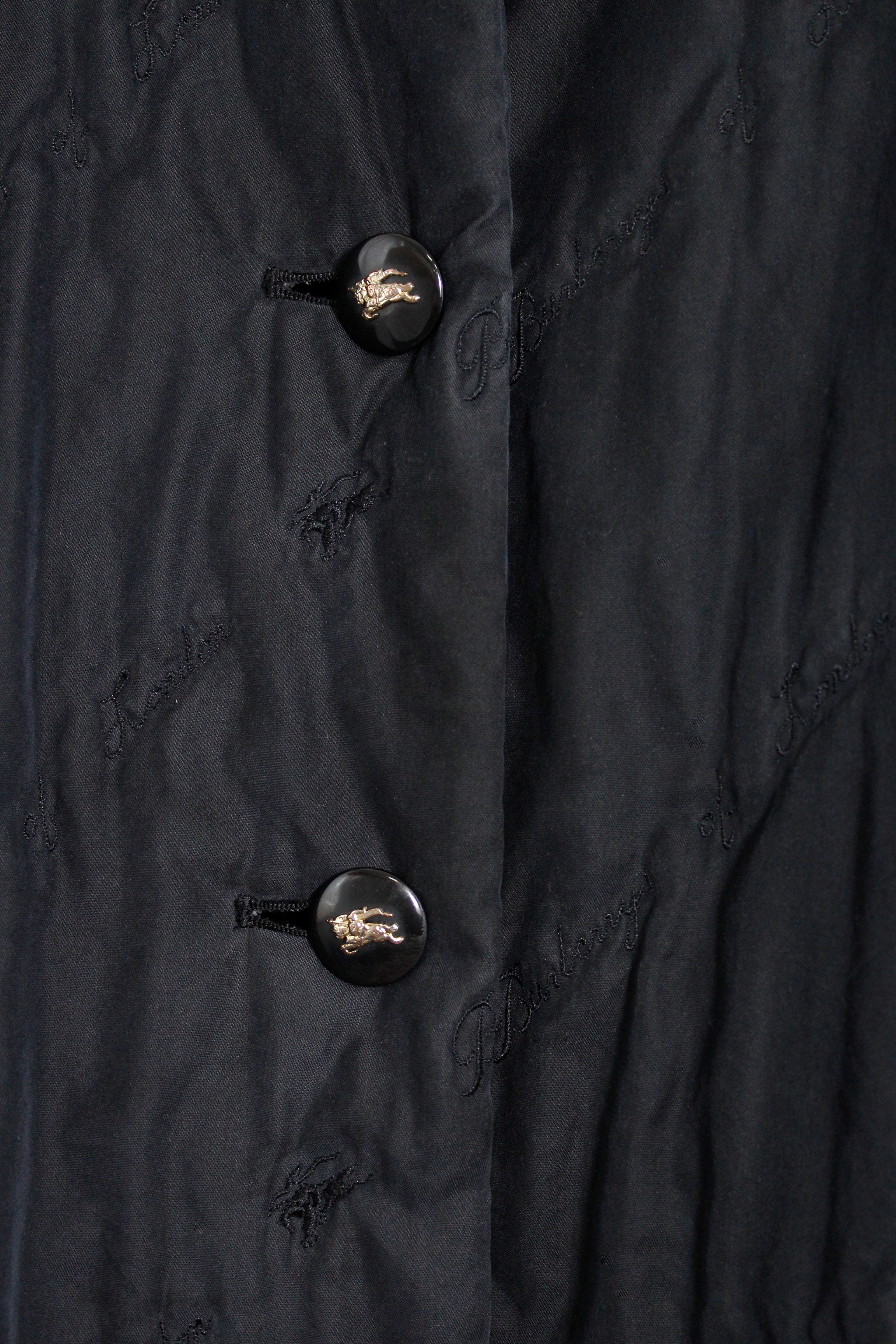 Burberry × Burberry Prorsum × Vintage Vintage Burberry Knight Monogram Logo Quilted Coat 90s Size L / US 10 / IT 46 - 6 Thumbnail