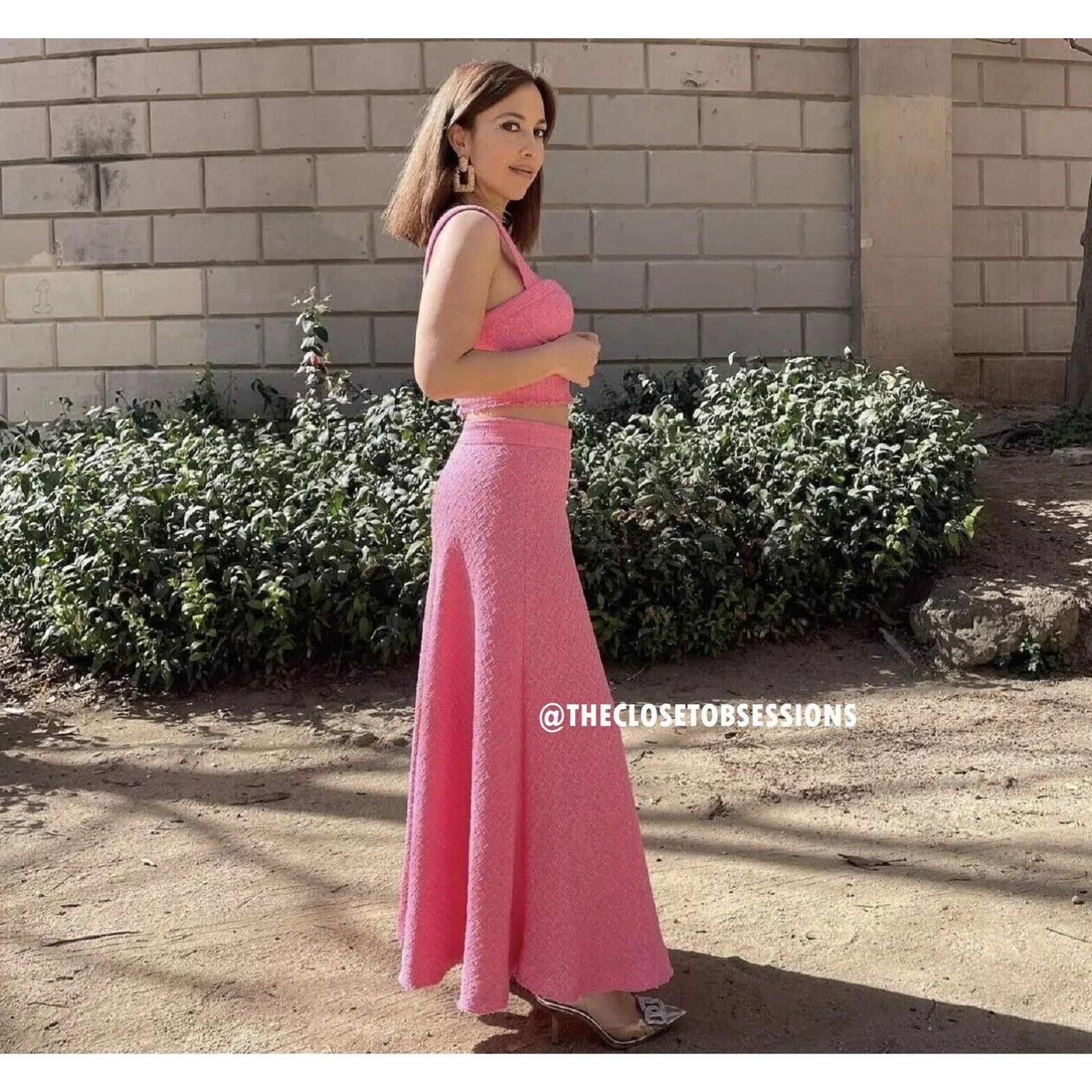 Zara ZARA BLOGGER FAVE! Crop Top + High-Waisted Long Skirt NWT Size L / US 10 / IT 46 - 22 Thumbnail
