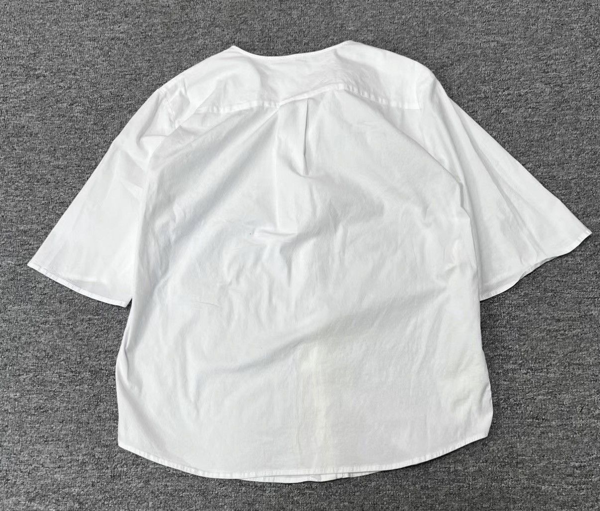 Jil Sander JIL SANDER Minimalist Short Sleeve Shirt J16 Size US XXS / EU 40 - 4 Thumbnail